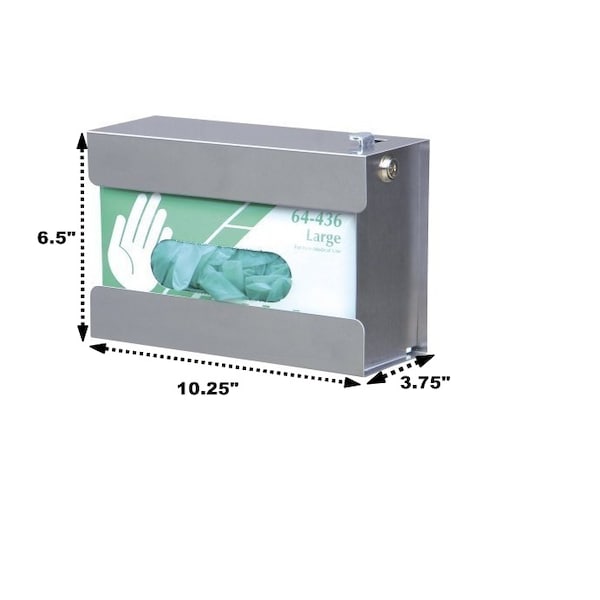 Stainless Steel Security Glove Box Holder